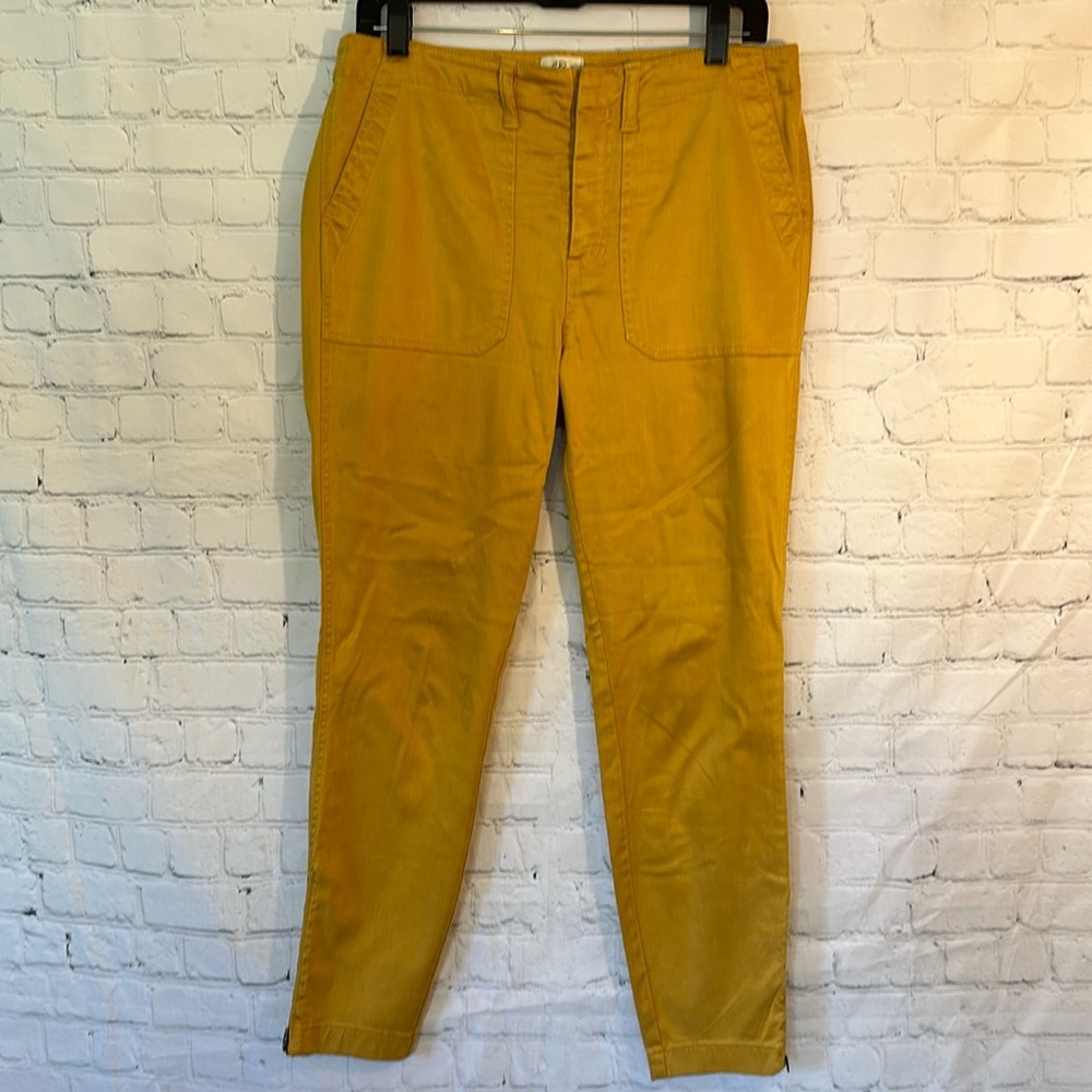 J. Crew gold utility chinos